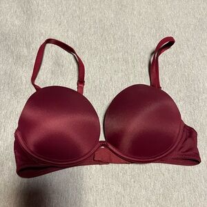 Elegant Burgundy Women's Bra